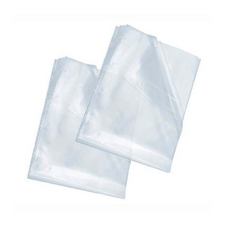 Bolsas de plástico transparente con asas 20 X 20 | Cantidad: 500 escudete  - 5